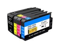 LQNXAVUD 553xl 952xl 954xl Cartuchos de Tinta compatibles para Las impresoras de OfficeJet Pro 7720 7730 7740 8210 8218 8710 8715 8718 8720 8730 8740(4pcs Black)