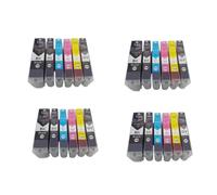 LQNXAVUD 6X PGI150 Cartucho de Tinta Compatible PGI-150 para IP7210 MG5410 MG5510 MG6410 MG6610 MG5610 MX921 MX721 IX6810 Las impresoras Funciona con Modelos seleccionados(4 Set)