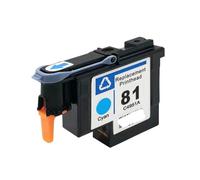 LQNXAVUD 81 PrintThead C4950A C4951A C4952A C4953A C4954A C4955A Compatible con DesignJet 5000 5000PS 5500 5500PS Impresoras Reemplazo de impresión(1PCS Cyan)