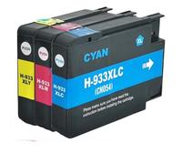 LQNXAVUD Cartucho de Tinta Compatible 932xl 933xl 932 933 para Modelos de Impresora OfficeJet 6100 6600 6700 7110 7610 7612 7510 7512(1SET C M Y)