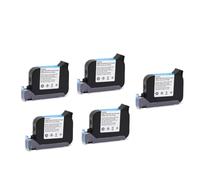 LQNXAVUD Cartucho de Tinta Compatible para Impresora de inyección de Tinta impresión de solvente de Secado rápido Recomendado Negro 2588 mm m 2588 2588 12. 7(2588-Black-5pcs)