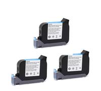 LQNXAVUD Cartucho de Tinta Compatible para Impresora de inyección de Tinta impresión de solvente de Secado rápido Recomendado Negro 2588 mm m 2588 2588 12. 7(2588-Black-3pcs)