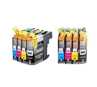 LQNXAVUD Cartucho de Tinta Compatible para MFC-J4420DW J4620DW J4625DW J480DW J680DW J880DW Las impresoras Funciona con Chip LC223 LC221(2 Set 8CPS)