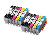 LQNXAVUD Cartucho de Tinta Compatible PGI570 CLI571 PGI570XL CLI571XL 570XL para MG5750 MG5751 MG5752 MG5753 MG6850 MG6851 TS5050 Impresiones(2 Set 10PCS)