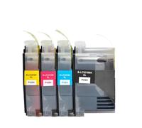 LQNXAVUD Cartucho de Tinta LC3219 LC3219XL LC3217 Compatible con impresoras MFC-J5930DW J6530DW J6930DW J5330DW J5335DW J6935DW J5730DW(1 Set(4PCS))