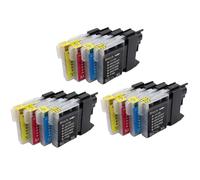 LQNXAVUD Cartucho de Tinta LC38 LC39 LC61 LC65 LC980 LC985 LC990 LC1100 Compatible con DCP-J125 DCP-185C DCP-195C DCP-J315W DCP-45C DCP-185C DCP-385C DCP-535 PLINTERS(K 2PC)