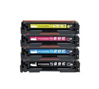 LQNXAVUD Cartucho de tóner Compatible 4pcs 415A 416A 414A Funciona con Pro M454 M454DW M454NW MFP M479 M479DW M479FDW Impresora W2030A W2040A(1SET NO Chip)