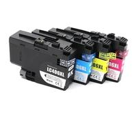 LQNXAVUD Compatible 406xl LC406XL El Cartucho de Tinta Funciona con HL-JF1 MFC-J4335DW J4345DW J4535DW J5855DW J59555DW J65555DW J6955DW Printers(4PCS 1Set)