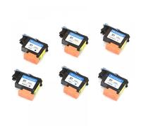 LQNXAVUD Compatible con 81 Cabezales de impresión C4950A C4951A C4952A C4953A C4954A C4955A Ajuste Universal para Designjet 5000 5000ps 5500 Reemplazo de terceros(1Set-6 Pieces)