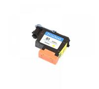 LQNXAVUD Compatible con 81 Cabezales de impresión C4950A C4951A C4952A C4953A C4954A C4955A Ajuste Universal para Designjet 5000 5000ps 5500 Reemplazo de terceros(1PCS Yellow)