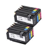 LQNXAVUD Compatible con Cartuchos de Tinta de Repuesto 953xl 953 XL, Ajuste Universal para Impresora Officejet Pro 7720, reemplazo del Mercado de Accesorios de terceros(2SET)