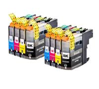 LQNXAVUD Compatible LC223 LC221 223 Cartucho de Tinta LC223XL Funciona con DCP-J562DW J4120DW MFC-J480DW J680DW J880DW J5320DW Printers(2 Set)