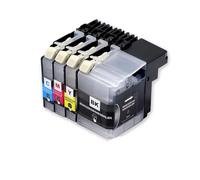 LQNXAVUD El Cartucho de Tinta 4pcs para LC529 Funciona con DCP J100 DCP J105 MFC J200 Reemplazo Compatible Ink Tinta(1 Set)