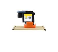 LQNXAVUD Head de impresión Compatible para DesignJet Impresoras El Accesorio Funciona con usuarios de usuarios 11 70 100 110 500 510 500PS C4810A C4811A C4812A(1PC - Yellow)