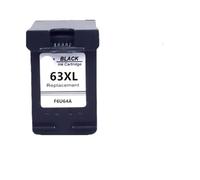 LQNXAVUD Reemplazo de Cartucho de Tinta Compatible con Impresora 63 XL y Deskjet 1110 1111 1112 2130 2131 2132(2BK)