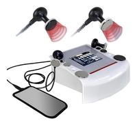 LQQYJSM Máquina De Fisioterapia Tecar De 300 W Y 448 Khz. Diatermia con 4 Modos, 10 Zonas Corporales, Cet/Ret para Dolor Corporal Y Rehabilitación Deportiva.