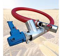 LQQYJSM Transportador Tornillo Industrial 2000 W, Transportador Sinfín Eléctrico Que Transfiere Eficientemente Grano Y Arena Mediante Una Manguera Flexible 1,5 M para Agricultura, Construcción