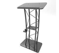 LQRCTRY Podio, Púlpito portátil for conferencias, discursos y Ceremonias de Apertura(Black)