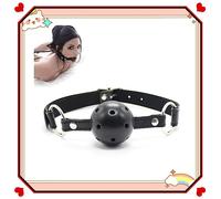 LQSSA Pelota de silicona de un dormitorio con boca perforada, Regalo para hombre y mujer