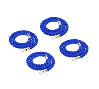 LQSYBHD 4 Pcs Cuerda de Barrera con Ganchos,Cuerda de Puntal,Cuerdas de Barrera,Cuerda de Soporte,para Decoración de Fiestas,Control de Multitudes(Size:4.9ft)