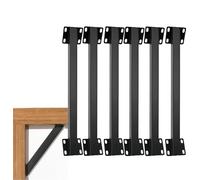 LQSYBHD Soporte Angular de 45 Grados Conector de Ángulo de Pérgola para Juntas Internas En Cenadores Terrazas Porches Cabañas de Madera y Otras Pérgolas con Estructura de Madera(Size:6pcs)