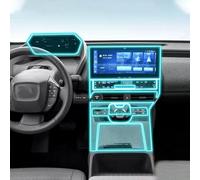 LQUNGE Consola central para interior de coche, antiarañazos, película protectora transparente, piano, para Toyota BZ4X 2022-2023