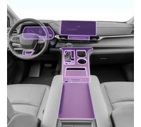 LQUNGE - Película protectora de TPU transparente para consola central de coche, antiarañazos, pantalla LCD para Toyota Granvia 2022-2024