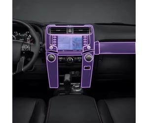 LQUNGE - Película protectora de TPU transparente para consola central de coche, pantalla LCD antiarañazos, para Toyota 4Runner 2020-2023