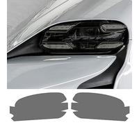 LQUNGE Película protectora para faros delanteros de coche, adhesivo transparente de TPU negro ahumado, para Porsche Taycan 2020 2022 Cross Turismo Sport