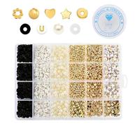 LQUYTA 1 Abalorios para Hacer Pulseras con Mini Cuentas Cristal Perlas Cuentas Letras y Accesorios Adultos y Niños DIY Joyería Pulseras Amistad Regalo Hecho a Mano (Colorido)