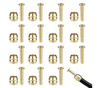 LQUYTA15 Unidades BH59 Insertos Oliva Freno Hidráulico Tubo Disco Embrague Freno De Disco Tubo Oliva Reemplazo Set Adecuado Para MT200/M315/M355/M365/M395 Etc Modelos (Cobre)