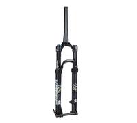 LQVAIPT Horquilla de Aire for Bicicleta de 26", 27,5" y 29", suspensión con Bloqueo Inteligente, Ajuste de amortiguación, Freno de Disco Delantero de 1 a 1/8"(Orange,27.5inch)