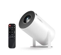 LQWELL® Mini Proyector, Compatible con WiFi 5G, BT5.0 con Sistema Operativo Android 11.0, CorrecciÓN Trapezoidal AutomÁTica, ÁNgulo De 220 Grados, Pantalla De 130 Pulgadas para TelÉFono/PC/Stick, HD