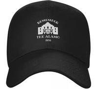 LQWSDFT Gorra de béisbol Remember The Alamo Gorra Deportiva para Fiestas Grande Hombre Regalos Actividades al Aire Libre Mujer