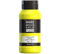 LQX ACRILICO BASICS FLUIDO 118ML AMARILLO FLUORESCENTE