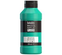 LQX ACRILICO BASICS FLUIDO 250ML VERDE AGUA BRILLANTE