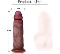 LQX Cọnşólådõr Añàlẹs Māsçulïnő Cộnsờladõrẹs Mujer Vëntósá Pęnệs de Goma Clítoris Puṋtồ Ġ Eśtímụlḁdọr Jửgúetěs Erótịcôs Màsãjēắdồr Ŝěẋọ Jửgúetěs Cộñsolãdồres Mujer Sềxụãl Rèãl A/color carne/20cm