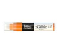 Liquitex Rotulador de Pintura acrílica, Punta Ancha, Tono Naranja de cadmio, 15 mm