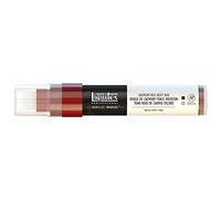 Liquitex Rotulador de Pintura acrílica, Punta Ancha, Plástico o Acero Inoxidable, Tono Rojo de cadmio Oscuro, 15 mm