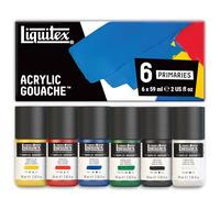 LQX PRO GOUACHE ACRÍLICO 6X59ML SET PRIMARIOS