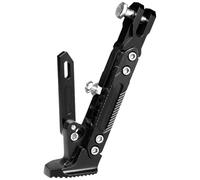 LQXGUK Caballete Lateral de Motocicleta para Fantic Caballero Flat Track 125 250 500 Rally/Scrambler 500, Soporte para Motocicleta Aleación de Aluminio Ajustable Side Support Stand,Black