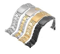 LQXHZ 16 18 mm 21 mm 24 26 mm 22 mm 20 mm Strap de acero inoxidable de acero inoxidable Compatible With Samsung Galaxy Watch Active2 4 6mm 44mm Correa de reloj(Gold,26mm)