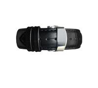 LQXHZ 22 Mm 23 Mm 24 Mm Correa De Reloj De Cuero Genuino Reemplazo De Extremo Curvo For Compatible Con Tissot T035 Mariposa Hebilla De Acero Pulseras De Correa De Piel De Becerro(Black,23mm rose clasp