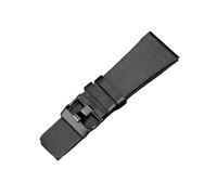 LQXHZ 22 Mm 24 Mm 26 Mm 28 Mm 30 Mm 32 Mm Correa De Reloj Compatible Con Correa De Reloj Diesel Plata Negro Oro Acero Inoxidable Correa De Reloj For Hombre Correa De Cuero(Color:Leather strap-02,Size: