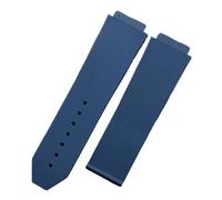 LQXHZ Accesorio For Reloj, Cinturón De Silicona Compatible Con Hublot, Correa De Reloj, Correa De Reloj Con Hebilla De 25*19mm Y 22mm, Serie Classic Fusion(Light Blue,WITHOUT BUCKLE_25X19MM 22MM BUCKL