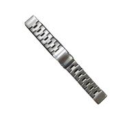 LQXHZ Ajuste rápido de titanio Aleación de titanio + Reloj de acero inoxidable Ajuste for Garmin Fenix 6 6x Pro 5 5x Plus Strap Band MARQ/Pulsera de cinturón enduro(Silver,26mm)