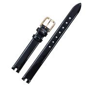 LQXHZ Correa De Cuero For Damas Compatible Con Tissot 1853 T003209A Serie Correa Con Hebilla De 10 Mm Correa De Reloj For Mujer Accesorios De Reloj(Color:Black with gold)