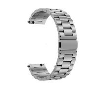 LQXHZ Correa De Metal De Titanio De 22mm, 20mm, 18mm Y 16mm, Correa De Reloj De Liberación Rápida For Pulsera, Reloj Inteligente, Pulsera De Repuesto For Negocios(Silver,20mm)
