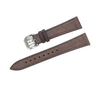 LQXHZ Correa De Piel Italiana Curtida 20 Mm Y 22, Estilo Vintage, Grano Completo, Con Cierre Rápido Textura Lino(COFFEE,22mm)