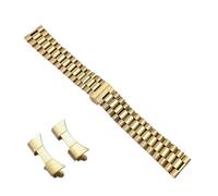 LQXHZ Correa De Reloj De Acero Inoxidable Sólido 10mm 12mm 13mm 14mm 16mm 17mm 18mm 19mm 20mm 21mm 22mm Correa De Muñeca Hebilla De Mariposa (Color : Rose gold, Size : 10mm)